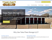 Tablet Screenshot of fallonstorage.com